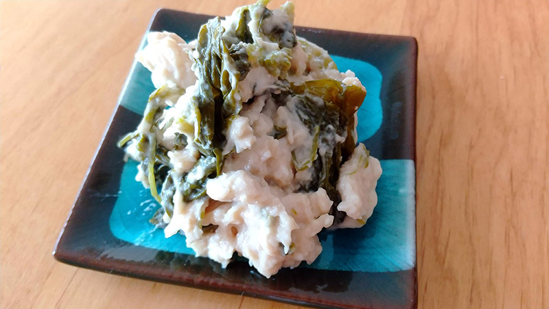 葉わさびの粕漬け